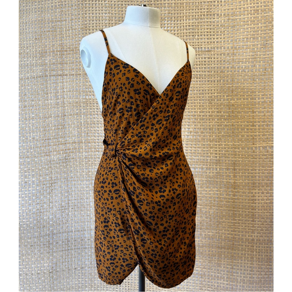 Revolve Privacy Please Size Small Leopard Print F… - image 5